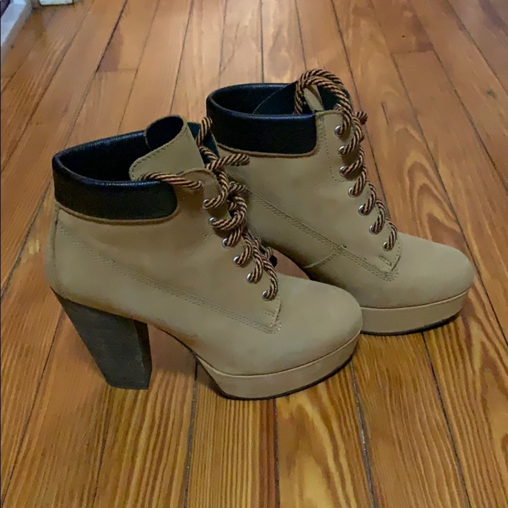 Steve Madden Combat boots with a heel